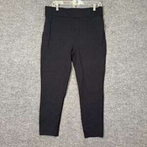 Spanx Pants Womens 1X Black Skinny Pull On Pants Stretch Plus Size Casual